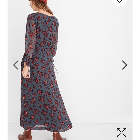 NEW • Madewell • Willowleaf Maxi Floral Dress 4 - Picture 3 of 8